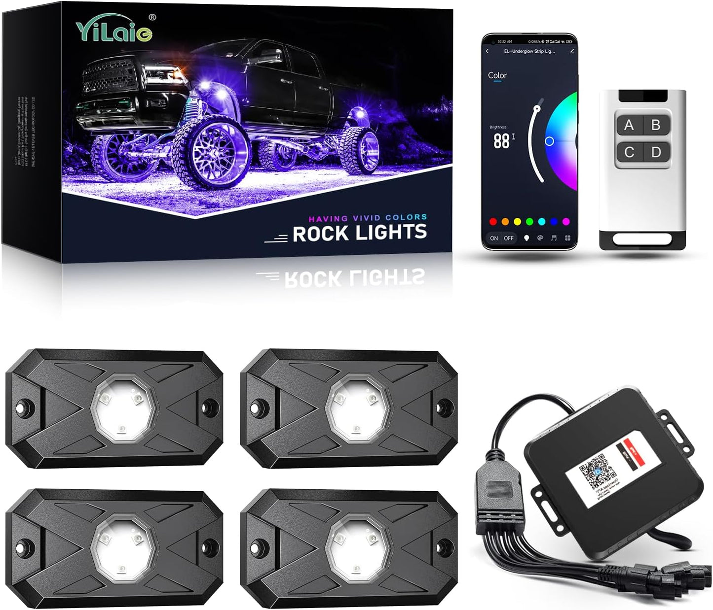 rock lights for trucks and cars