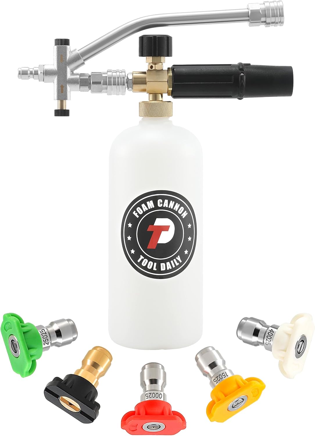 foam cannon with 1/4 inch quick connector
