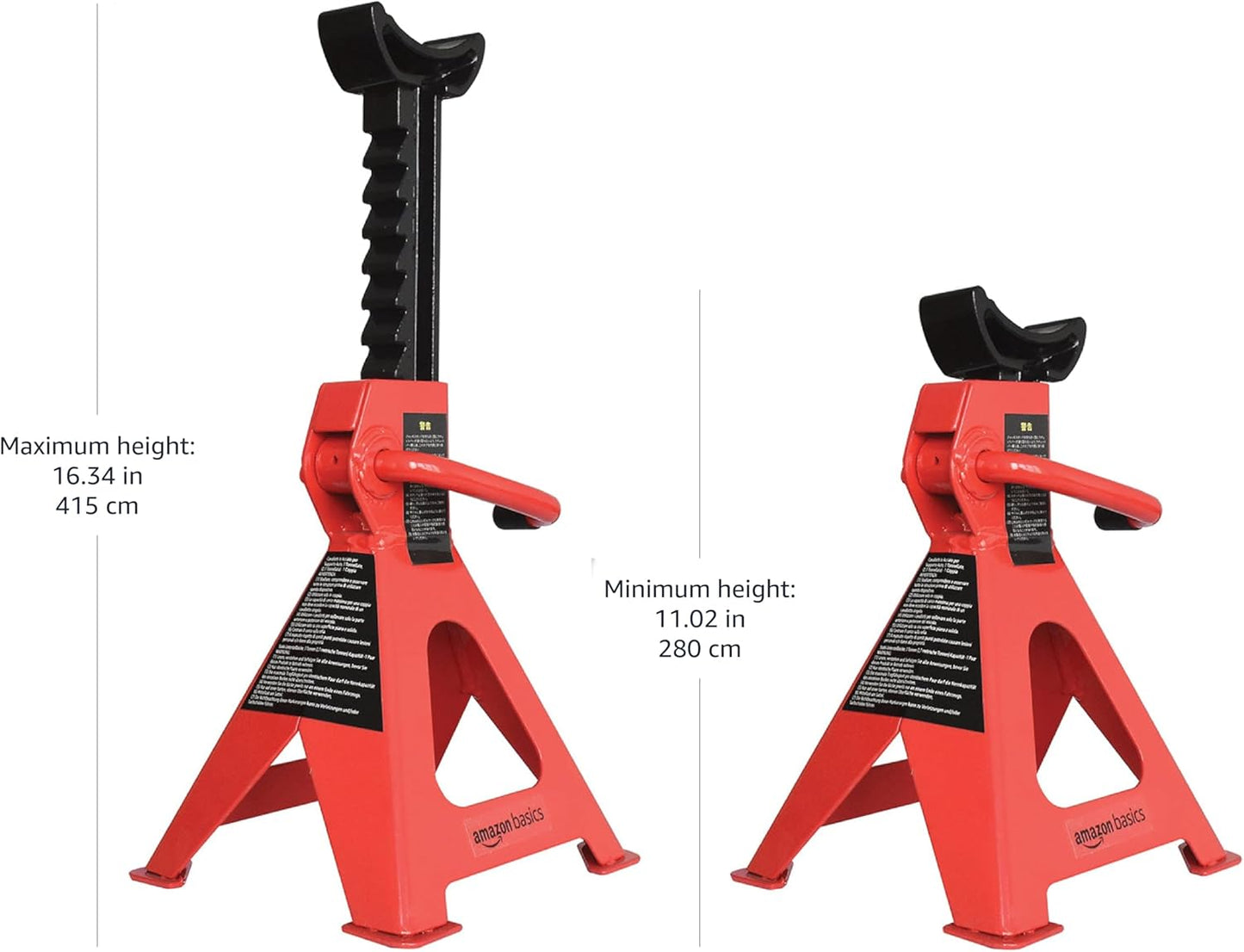 3 ton capacity steel jack auto stands