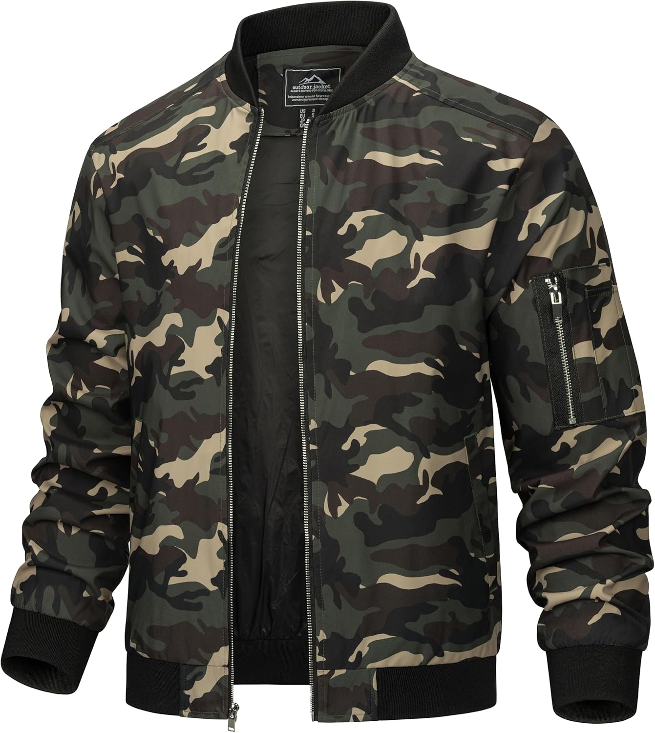 men's motocycle bomber jacket