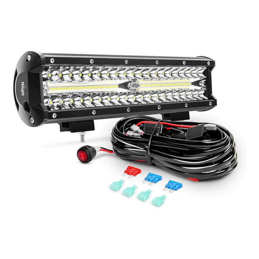 12Inch 12 Inch 300W Triple Row Flood Spot Combo LED Light Bar