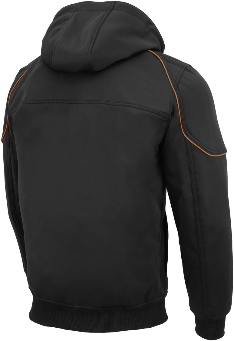 Men's Motorcycle Racing Style Hooded Jacket