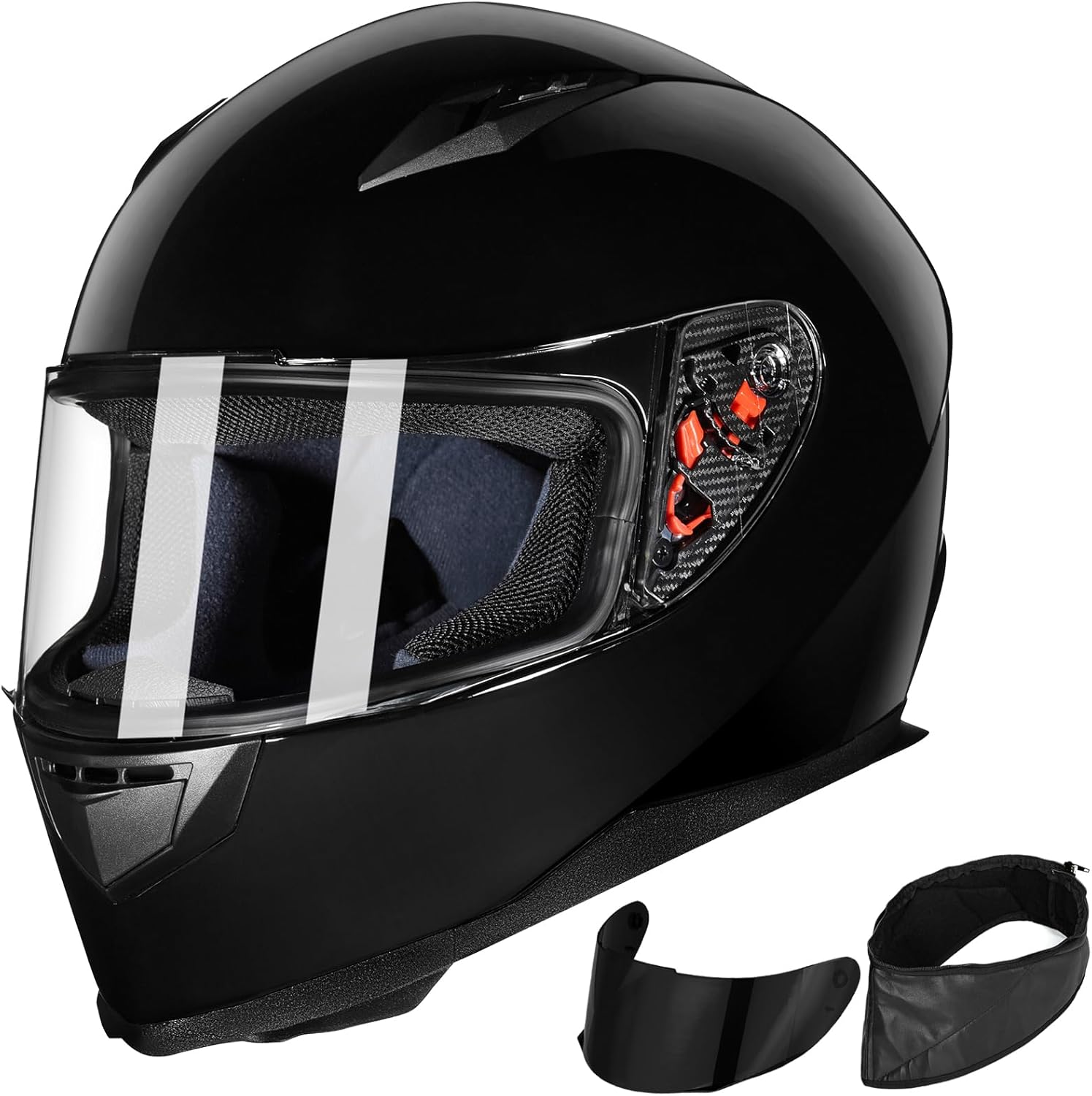 Bike Helmet with Removable Winter Neck Scarf