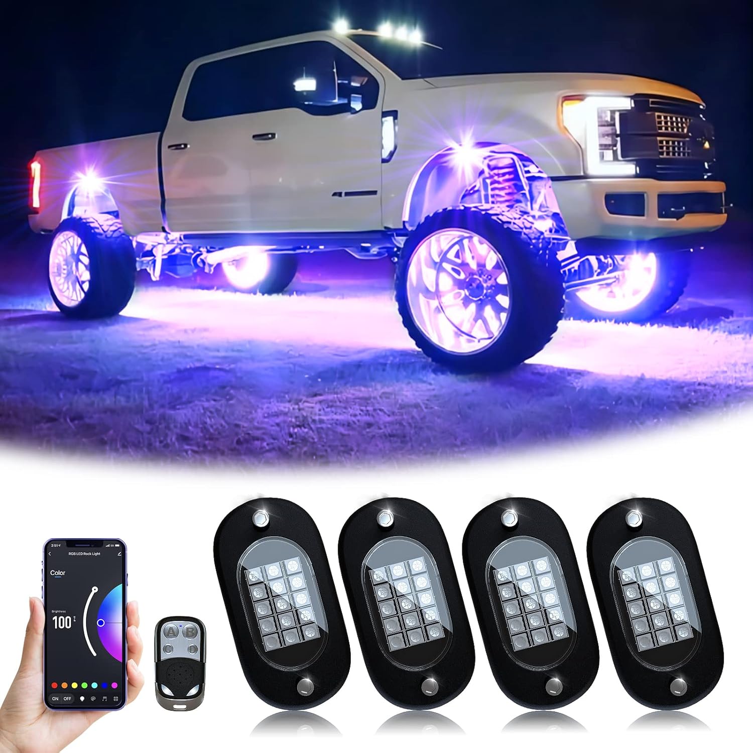 Rock Lights for Trucks and Cars