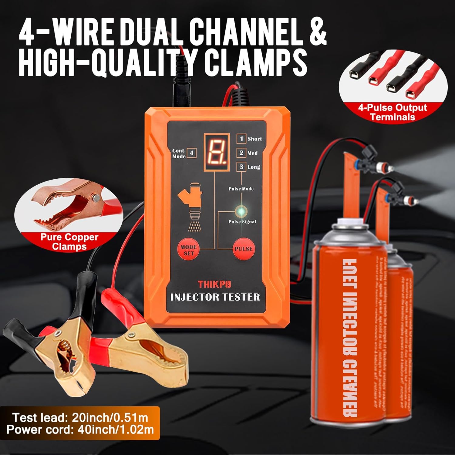 Universal Fuel Injector Tester and Cleaner Tool Kit