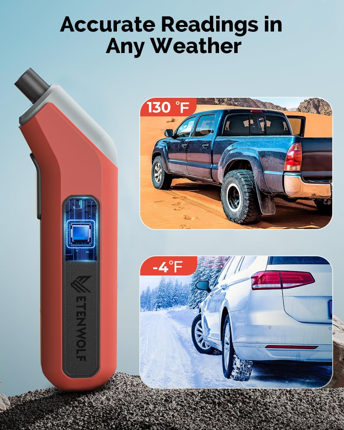 T300 Digital Tire Pressure Gauge 3-200 PSI
