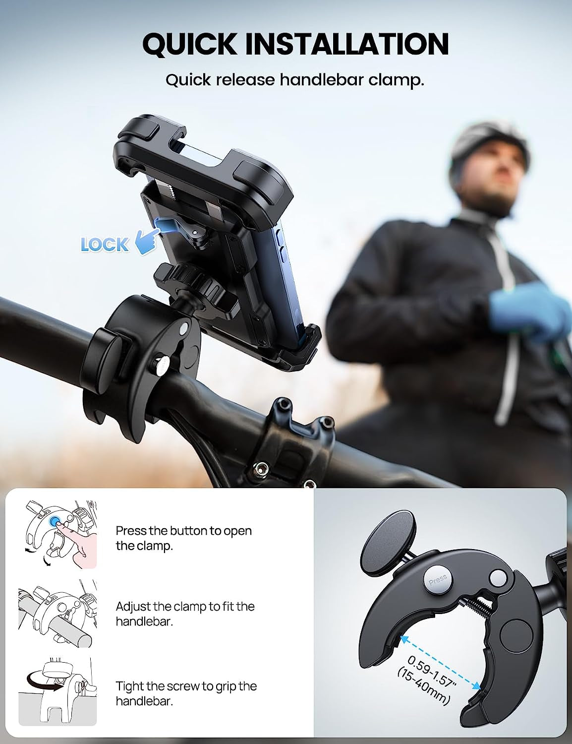 motorcycle phone mount